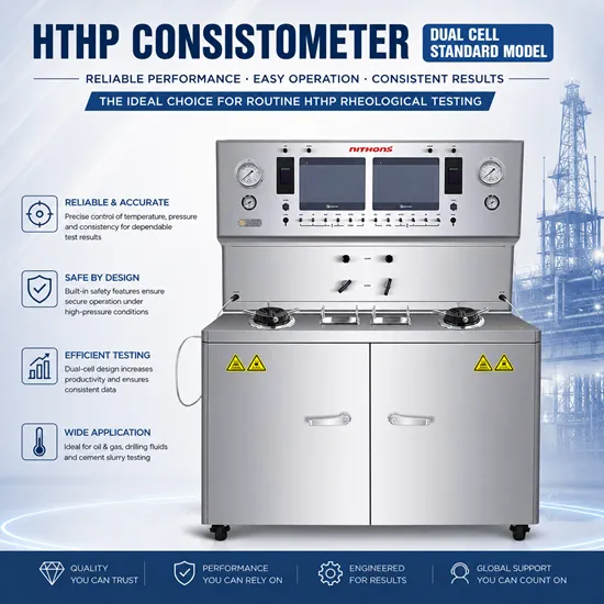 NZCJ2225R Dual Cell HTHP Consistometer (Standard Version) NZCJ2225R Dual Cell HTHP Consistometer (Standard Version)
