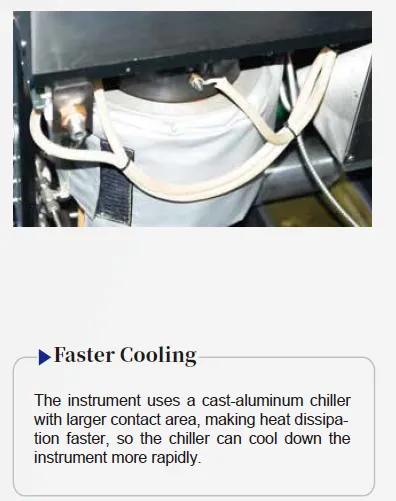 Faster Cooling with Cast-Aluminum Chiller Faster Cooling with Cast-Aluminum Chiller