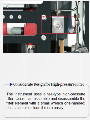 Considerate Tee-Type High-Pressure Filter Design Considerate Tee-Type High-Pressure Filter Design
