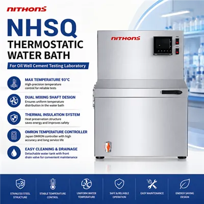 NHSQ Thermostatic Water Bath For Oil Well Cement Testing Laboratory